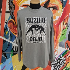 SUZUKI DOJO LONG sleeve Tee / Stone Gray