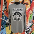 SALE SUZUKI DOJO LONG sleeve Tee / Stone Gray