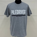 SALE 2024 PILEDRIVER LOGO Tee / GRAY