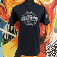 SALE PILEDRIVER 9TH anniversary Tee / Navy